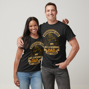 Camiseta Pai de apicultura apenas mais fresco