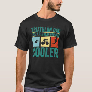 Camiseta Pai de Apreciação de Pais Triathlon