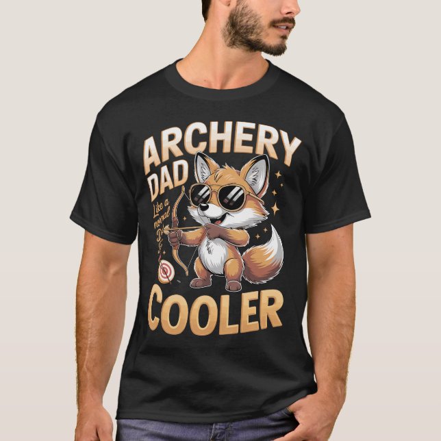 Camiseta Pai de Arquearia Como Um Pai Normal Mas (Frente)