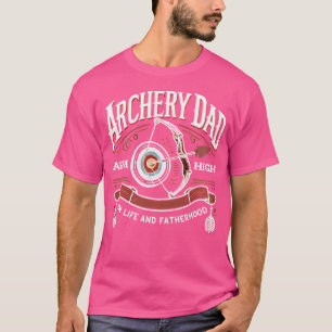 Camiseta Pai De Arqueiro Almeja Fé De Arco Alto E Seta