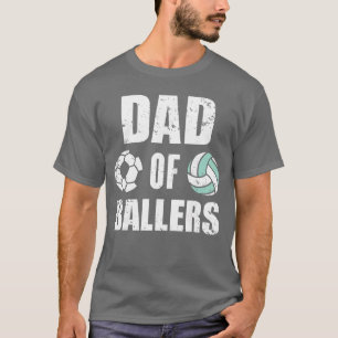Camiseta Pai de Atletas Futebol de Futebol Pai engraçado de