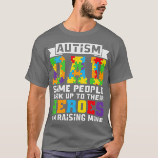 Camiseta Pai De Autismo Estou Fazendo Os Meus Heroes Engraç