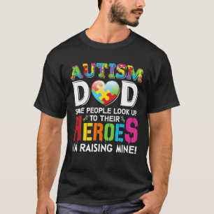 Camiseta Pai De Autismo Meu Filho É Consciência De Autismo