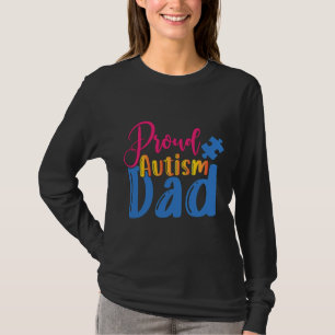 Camiseta Pai de Autismo Orgulhoso
