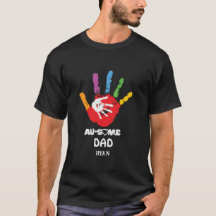 Camiseta PAI de Autismo Personalizado Sensibilizaç