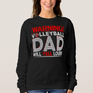 Camiseta Pai De Aviso De Pai Mens Vai Gritar Alto