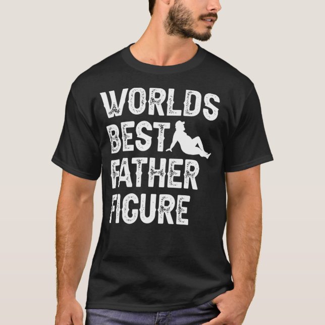 Camiseta Pai de Bacalhau do Mens World Best Padre Figure (Frente)