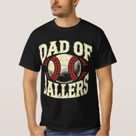 Camiseta Pai De Ballers Baseball