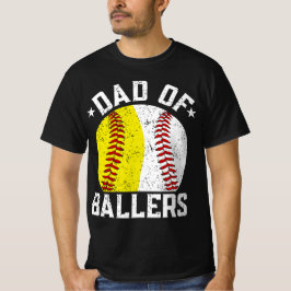 Camiseta Pai De Ballers Softball Baseball