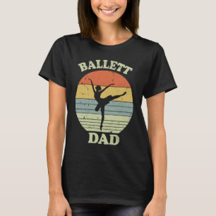 Camiseta Pai de Ballet Vintage Pôr do Sol Ballet