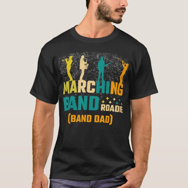 Camiseta Pai de Banda da estrada de Banda (Frente)