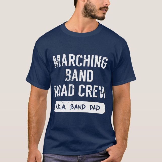 Camiseta Pai de Banda da Tripulação Banda (Frente)