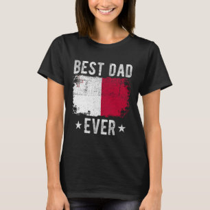 Camiseta pai De Bandeira Ever Malta derruba o Pai maltês