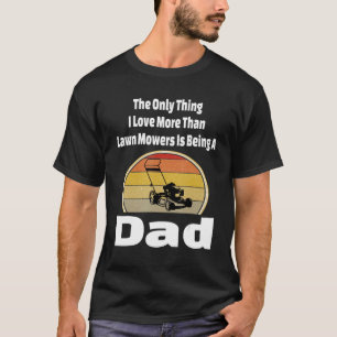 Camiseta Pai De Banheira Remando Padre Yard Grass Cortando