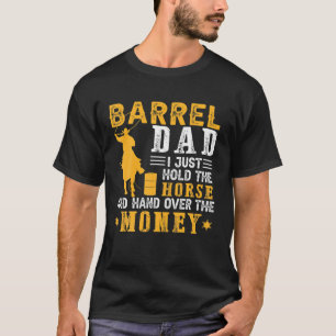 Camiseta Pai de barril Eu só tenho a terra do cavalo