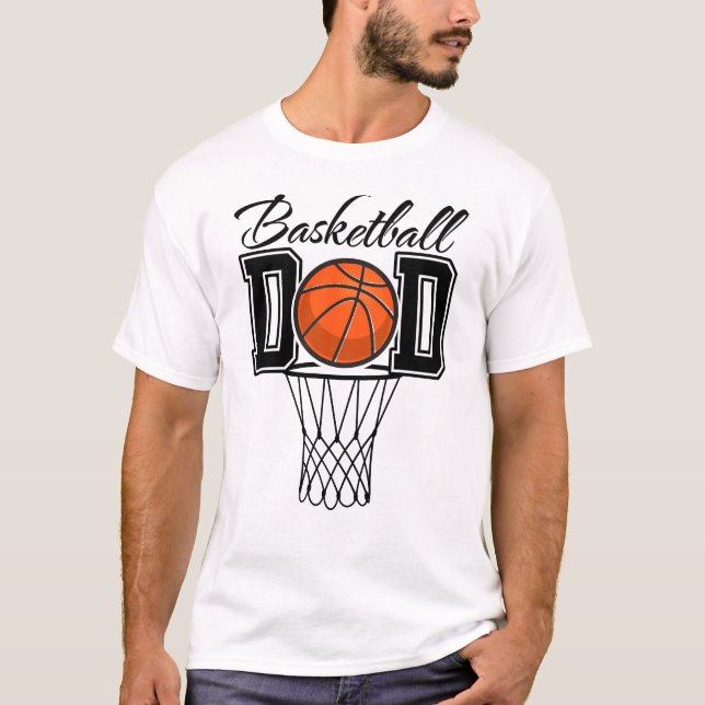 Camiseta Pai de basquete (Frente)