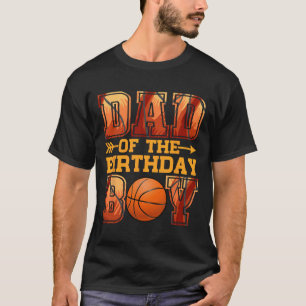 Camiseta Pai de Basquete Aniversário da Família Baller B-da