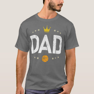 Camiseta Pai de basquetebol masculino, Ideia de Dia de os p