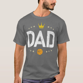 Camiseta Pai de basquetebol masculino, Ideia de Dia de os p