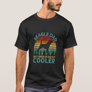 Camiseta Pai De Beagle Como Um Pai Regular Mas Mais Frio Pa