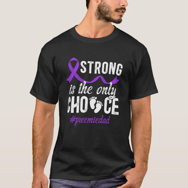 Camiseta Pai de Bebê Prematuro Micro Pré-Termo Pai da UTI N (Frente)