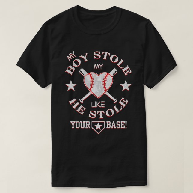 Camiseta Pai de beisebol (Frente do Design)