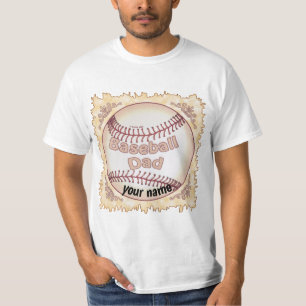 Camiseta Pai de beisebol