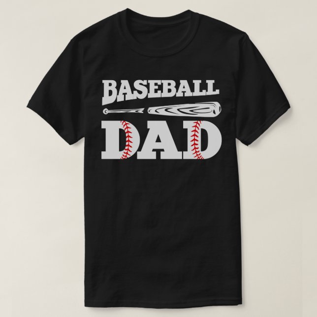 Camiseta Pai de beisebol (Frente do Design)
