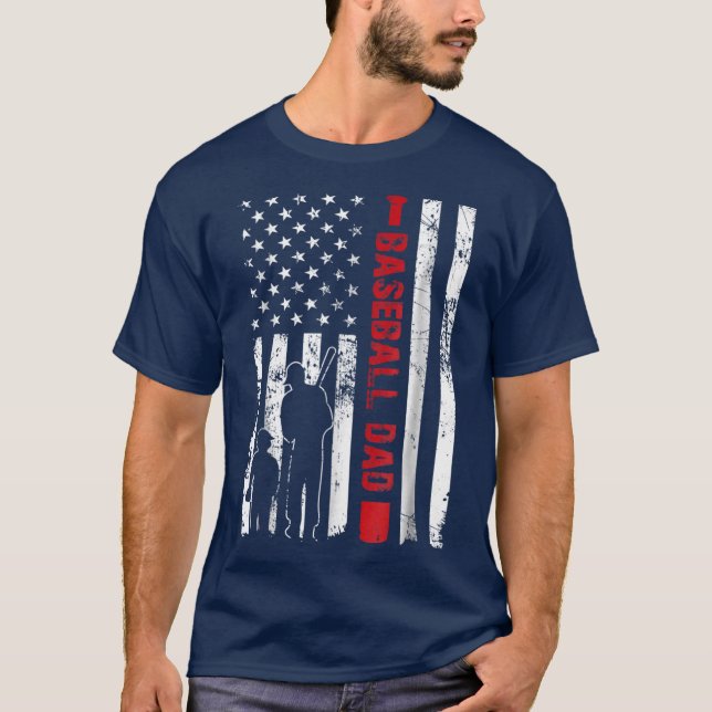 Camiseta Pai de beisebol (Frente)