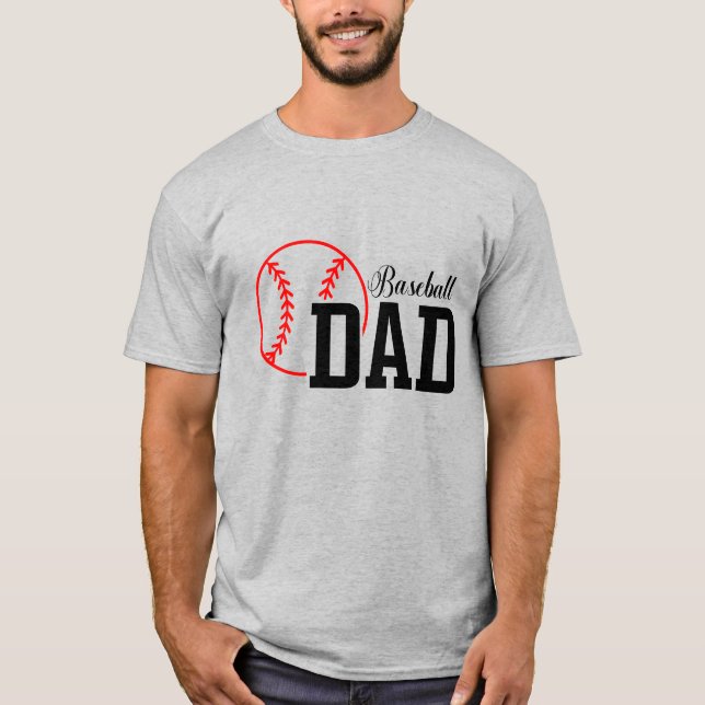 Camiseta Pai de beisebol (Frente)