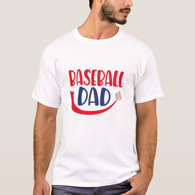 Camiseta Pai de beisebol (Frente)