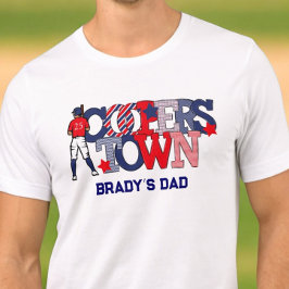 Camiseta Pai de Beisebol de Cooperstown / Patriótico Person