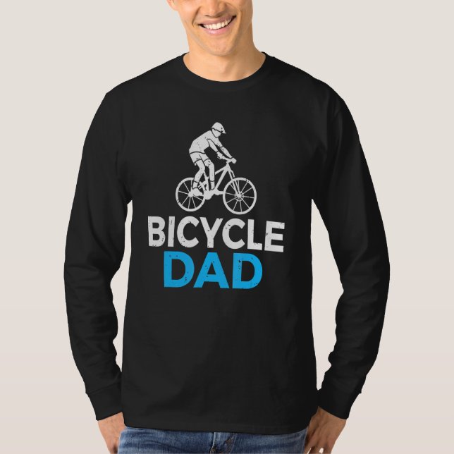 Camiseta Pai de bicicleta de bicicleta de bicicleta (Frente)