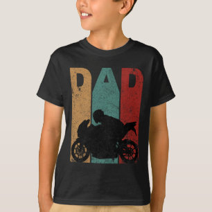 Camiseta Pai de bicicleta Vintage Sport Bike Gift Biker Mot