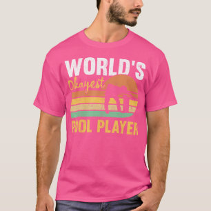 Camiseta Pai De Bilhares Engraçados Do Jogador De Piscinas