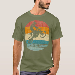 Camiseta Pai De Biqueirão De Vintage Retro Orud Motocross
