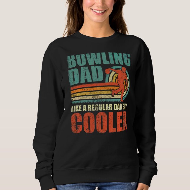 Camiseta Pai De Boliches De Menores Como Um Pai Regular, Ma (Frente)