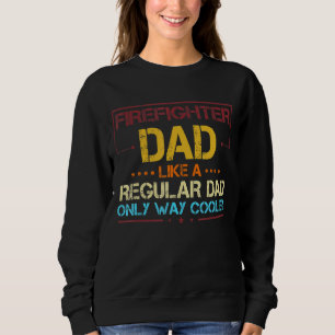 Camiseta Pai De Bombeiros Como Um Homem-Bombeiro Pai Regula