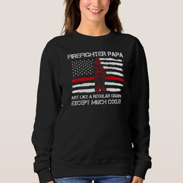Camiseta Pai De Bombeiros Como Vovô Normal (Frente)