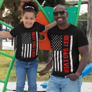 Camiseta Pai de Bombeiros da Linha Vermelha fina de melhor 