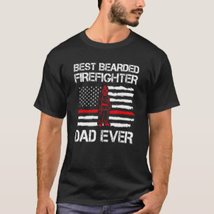 Camiseta Pai De Bombeiros De Melhor Carbusto De Mens