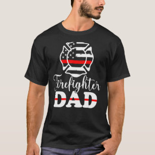 Camiseta Pai de Bombeiros do Mens - Dia de os pais Orgulhos