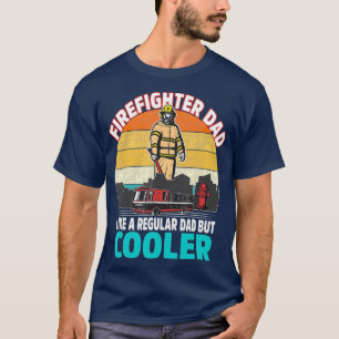 Camiseta Pai De Bombeiros Do Mens Regularmente, Mas Pais Ma