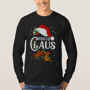 Camiseta Pai de Bônus Claus, Pai de Bônus Correspondente à