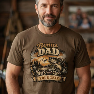 Camiseta Pai de Bônus Filme Escolha Ótima Pescaria Dia dos