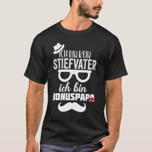 Camiseta Pai de Bônus Pai Mens Stepson Stepchild Ideia