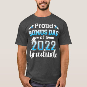 Camiseta Pai de bônus para homens orgulhosos de graduação d