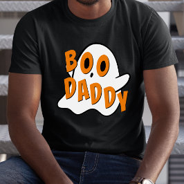 Camiseta Pai de Boo Padre Ghost Halloween White