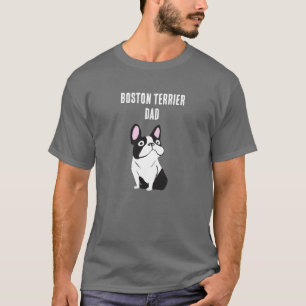 Camiseta Pai de Boston Terrier