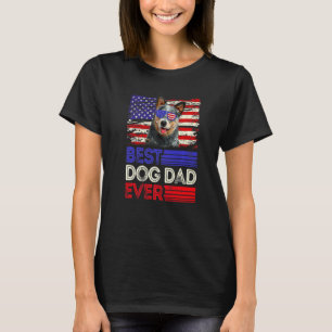 Camiseta Pai De Bovinos Australiano De Menores Bandeira Da